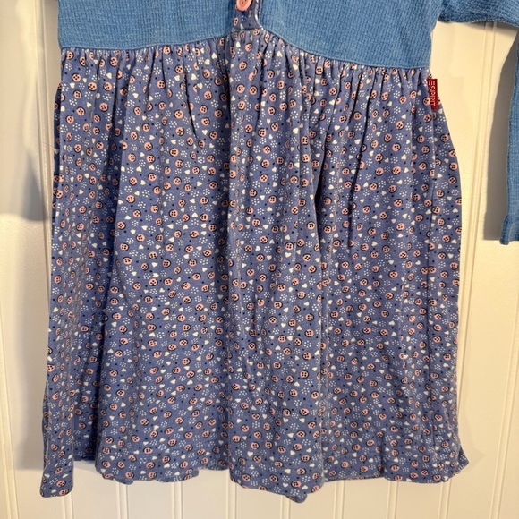 ESPRIT Mini Button Design Long Sleeve 100% Cotton Dress Toddler Medium 4T/5T - Picture 4 of 11
